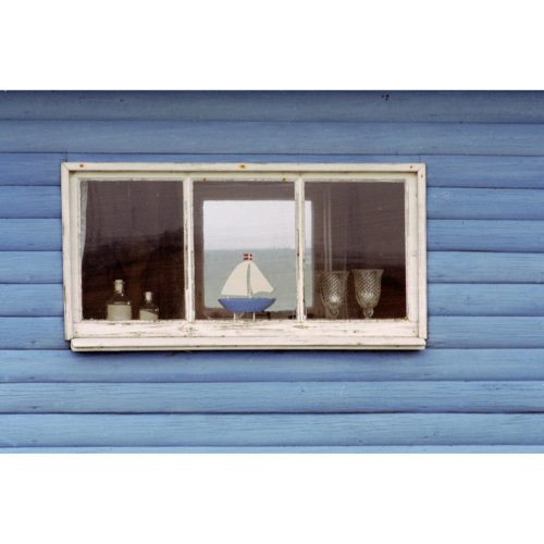 Boot im Fenster